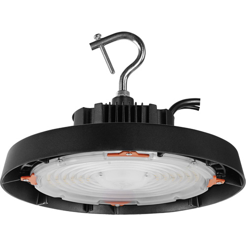 UFO High Bay Light, LED, 120 - 347 V, 100 W, 7.3" H x 11" W Distribution Jean Lapalme