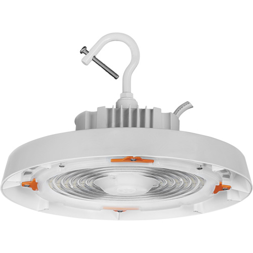 UFO High Bay Light, LED, 120 - 347 V, 150 W, 7.3" H x 11" W Distribution Jean Lapalme