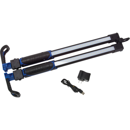 Baladeuse sous-capot pliante, Crochet, Rechargeable, 1400 lumens Distribution Jean Lapalme