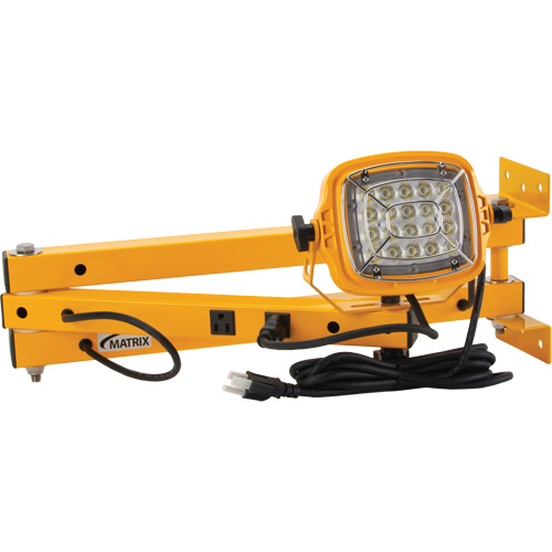 Dock Light, 40" Arm, 50 W, LED Lamp, Metal Distribution Jean Lapalme