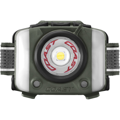 Lampe frontale FL97R &agrave; trois couleurs avec syst&egrave;me Twist Focus et commande vocale, DEL, 830 lumens, 2 hres de fonctionnement, piles Rechargeable Distribution Jean Lapalme