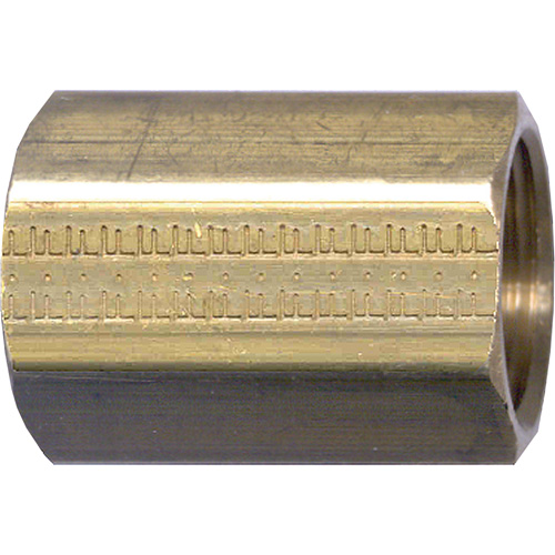 Pipe Coupling, Brass, 3/8" Distribution Jean Lapalme