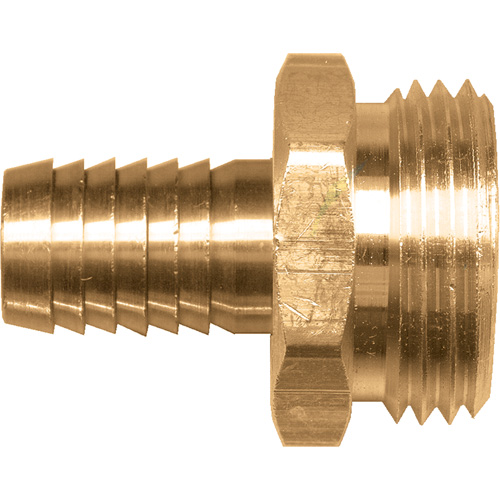 Raccord m&acirc;le de boyau, Laiton Distribution Jean Lapalme