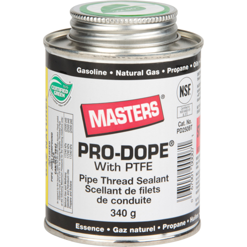 Pipe Thread Sealant, Brush Can, 250 ml, -129° C - 204° C/-200° F - 400° F Distribution Jean Lapalme