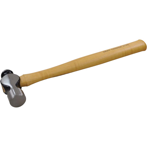 Ball Pein Hammer, 16 oz. Head Weight, Plain Face, Wood Handle Distribution Jean Lapalme
