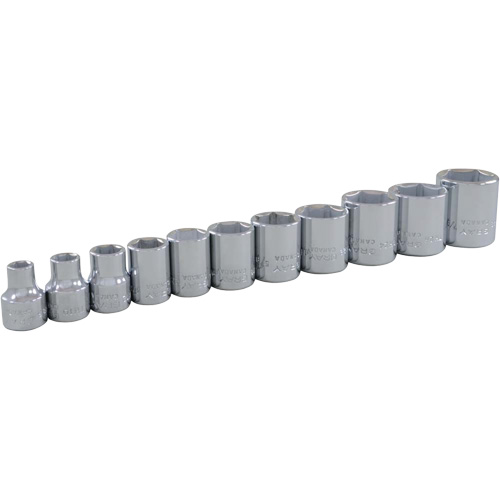 Jeu de douilles SAE, 11 Mcx, Prise de 3/8" Distribution Jean Lapalme