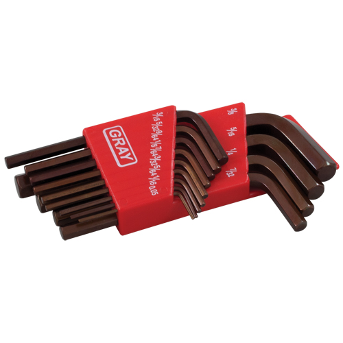 Short Arm Hex Key Set, 13 Pcs., Imperial Distribution Jean Lapalme