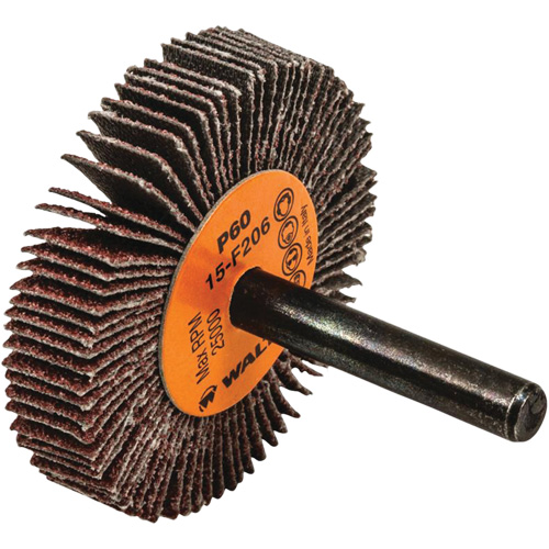 Coolcut Flap Wheel, Aluminum Oxide, 60 Grit, 2" x 3/8" x 1/4" Distribution Jean Lapalme
