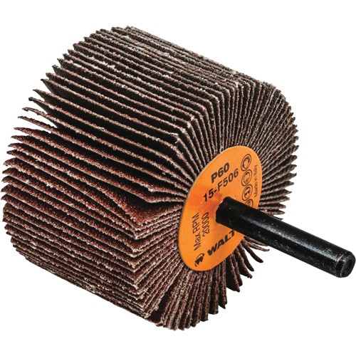 Coolcut Flap Wheel, Aluminum Oxide, 60 Grit, 2-1/2" x 1-1/2" x 1/4" Distribution Jean Lapalme