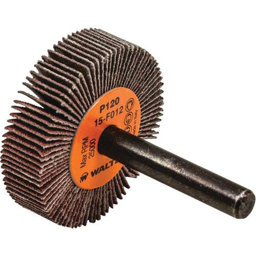 Coolcut Flap Wheel, Aluminum Oxide, 120 Grit, 1-1/2" x 3/8" x 1/4" Distribution Jean Lapalme