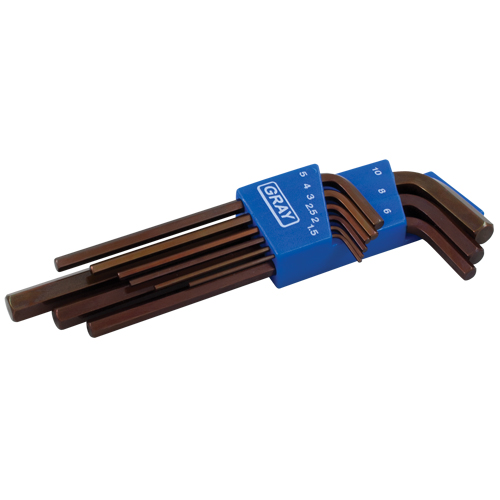 Long Arm Hex Key Set, 9 Pcs., Metric Distribution Jean Lapalme