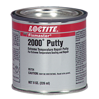 Fixmaster&reg; 2000° Putty, 8 oz., Cartridge, Silver Distribution Jean Lapalme