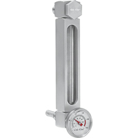 Aluminum Liquid Level Gauge, Threaded, 5" L, 205°F (96.11° C) Distribution Jean Lapalme