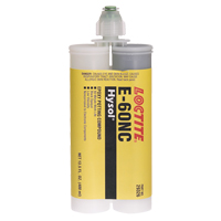 Adh&eacute;sifs structuraux non corrosifs pour les composants &eacute;lectriques E-60NC, 400 ml, Cartouche double, Deux composants, Noir Distribution Jean Lapalme