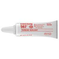 567 High Temperature Thread Sealant, Tube, 6 ml, -53.88° C - 204° C/-65° F - 400° F Distribution Jean Lapalme