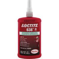 Compos&eacute; de retenue Loctite 638, 250 ml, Bouteille, Vert Distribution Jean Lapalme