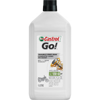 Huile pour moteur de moto 4 temps 10W40 GRANDPRIX, 1 L, Bouteille Distribution Jean Lapalme