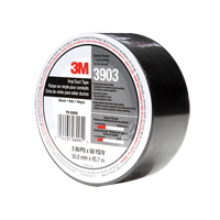 3903 Vinyl Duct Tape, 1245 mm (49") W x 46 m (151') L, 6.5 mils, Black Distribution Jean Lapalme