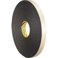 Double-Coated Foam Tape, 33 m (108') L x 12.7 mm (1/2") W, 62 mils, Polyethylene Distribution Jean Lapalme