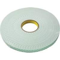 Double-Coated Foam Tape, 33 m (108') L x 18 mm (3/4") W, 62.5 mils, Urethane Distribution Jean Lapalme