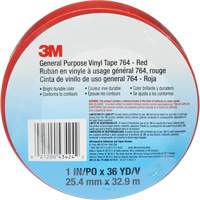 764 General-Purpose Vinyl Tape, 25.4 mm (1") W x 32.9 m (108') L, 5 mils, Red Distribution Jean Lapalme