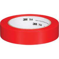 Ruban en vinyle pour travaux g&eacute;n&eacute;raux 764, 25,4 mm (1") la x 32,9 m (108') lo, 5 mils, Rouge Distribution Jean Lapalme