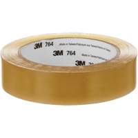 Ruban en vinyle pour travaux g&eacute;n&eacute;raux 764, 25,4 mm (1") la x 32,9 m (108') lo, 5 mils, Transparent Distribution Jean Lapalme