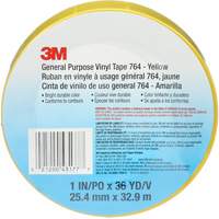 764 General-Purpose Vinyl Tape, 25.4 mm (1") W x 32.9 m (108') L, 5 mils, Yellow Distribution Jean Lapalme