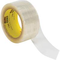 Scotch&reg; 375 Box Sealing Tape, Hot Melt Adhesive, 3.1 mils, 48 mm (1-22/25") x 1500 m (4921') Distribution Jean Lapalme