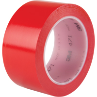 471 Vinyl Tape, 50.8 mm (2") W x 32.9 m (108') L, 5.3 mils, Red Distribution Jean Lapalme