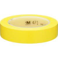 Ruban en vinyle 471, 25,4 mm (1") la x 32,9 m (108') lo, 5,2 mils, Jaune Distribution Jean Lapalme
