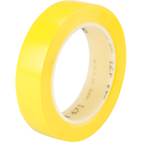 471 Vinyl Tape, 25.4 mm (1") W x 32.9 m (108') L, 5.3 mils, Yellow Distribution Jean Lapalme