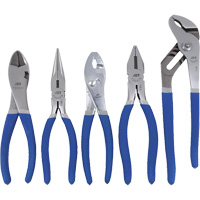 JPS-5M Mechanic's Pliers Set, 5 Pieces Distribution Jean Lapalme