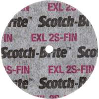 Scotch-Brite EXL Unitized Wheel, 3" x 1/2", 1/4" Arbor Distribution Jean Lapalme