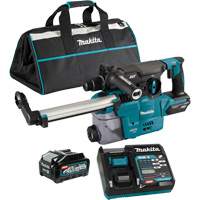 XGT Brushless Cordless SDS-Plus Rotary Hammer with DX10 Dust Extraction Attachment, 40 V, 1-3/16", 3 ft-lbs, 0-840 RPM Distribution Jean Lapalme