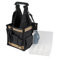 Porte-outils, Toile, 25 pochettes, Noir Distribution Jean Lapalme