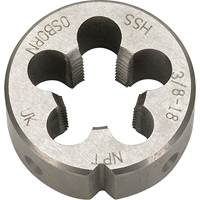 Pipe Die, 1/8"-27 Thread, High Speed Steel Distribution Jean Lapalme