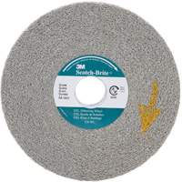 Scotch-Brite EXL Deburring Wheels, 6" x 1", 1" Arbor, Aluminum Oxide Distribution Jean Lapalme