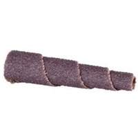 Cartouche de bande abrasive conique ALO, 60 Grain, 3/4" dia., Oxyde d'aluminium, 1-1/2" lo, 3/16" Dimension de l'arbre Distribution Jean Lapalme