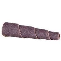 Cartouche de bande abrasive conique ALO, 120 Grain, 3/4" dia., Oxyde d'aluminium, 1-1/2" lo, 3/16" Dimension de l'arbre Distribution Jean Lapalme