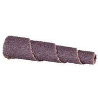Cartouche de bande abrasive conique ALO, 80 Grain, 1" dia., Oxyde d'aluminium, 2" lo, 3/16" Dimension de l'arbre Distribution Jean Lapalme