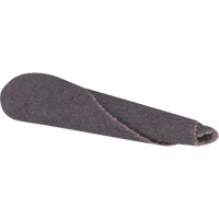 Cartouche de bande abrasive conique ALO, 320 Grain, 3/16" dia., Oxyde d'aluminium, 1" lo, 1/8" Dimension de l'arbre Distribution Jean Lapalme
