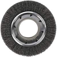 MEULE CIRC,FIL CREPE,4-1/4",.0118X5/8"X2", 4-1/4" dia., Fils 0.012, Arbre 2" Distribution Jean Lapalme