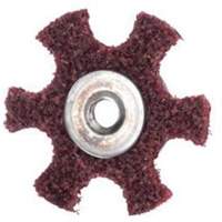 Disque abrasif en forme d'&eacute;toile pour pr&eacute;paration de surface Abrasotex , 3" dia., Grain Moyen, Oxyde d'aluminium Distribution Jean Lapalme