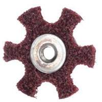 Disque abrasif en forme d'&eacute;toile pour pr&eacute;paration de surface Abrasotex , 2" dia., Grain Moyen, Oxyde d'aluminium Distribution Jean Lapalme