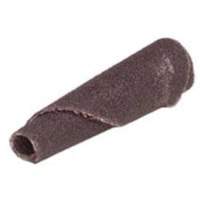 Cartouche de bande abrasive conique ALO, 60 Grain, 3/16" dia., Oxyde d'aluminium, 1" lo, 1/8" Dimension de l'arbre Distribution Jean Lapalme