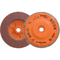 Enduro-Flex Flap Disc, 4-1/2" x 5/8"-11, Type 27, 60 Grit, Zirconia Alumina Distribution Jean Lapalme
