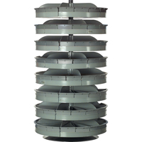 Rotabin&reg; Storage Units, 500 lbs. Capacity per Level, 8 Level, 66" H x 34" Dia. Distribution Jean Lapalme