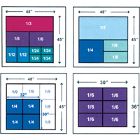 StakPak Plus 4845 System Containers, 15" W x 24" D x 14.5" H, Royal Blue Distribution Jean Lapalme