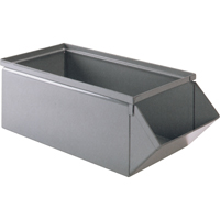 Steel Bin, 100 lbs. Cap., 15" W x 24" D x 11" H, Blue Distribution Jean Lapalme